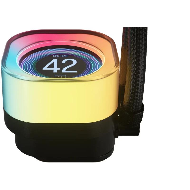 Cooler Procesor CORSAIR iCUE LINK TITAN 360 RX LCD, Lichid, - imagine 4