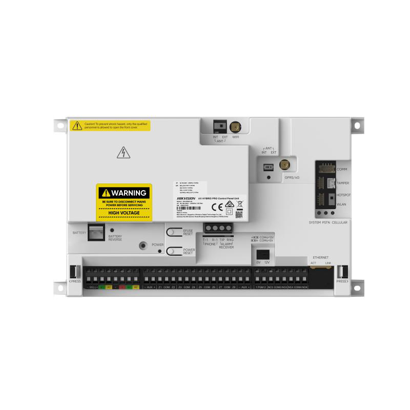 Centrala alarma hibrida AX PRO Hikvision DS-PA502-64, EN50131 GRADE 2,