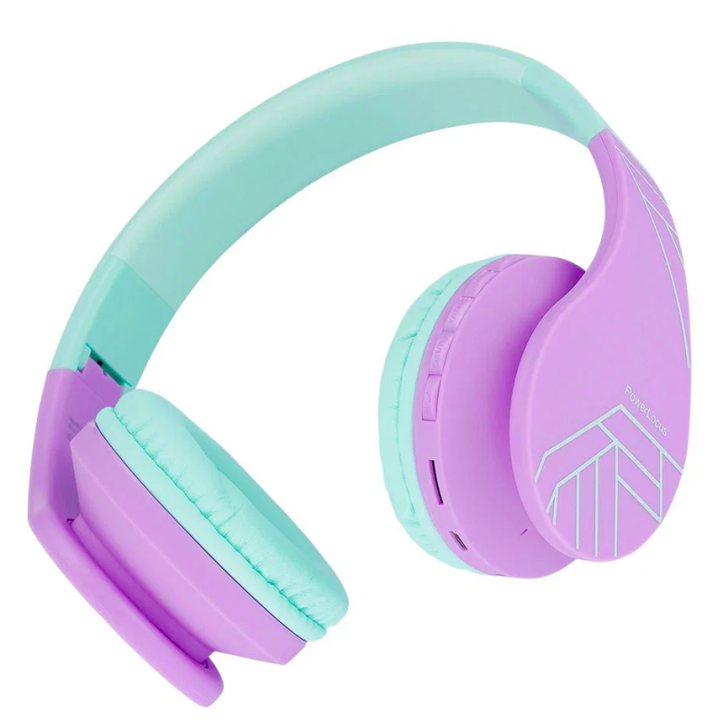 Casti Head-band PowerLocus P1KIDS, Wireless, Albastru