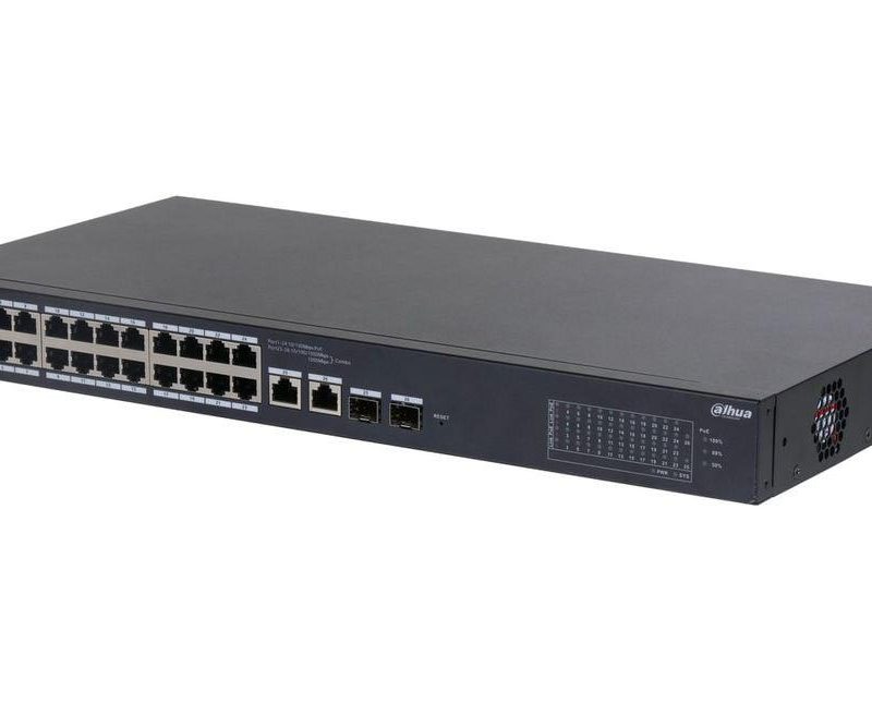 Dahua PoE Cloud Managed Desktop Layer 2 Switch, 26 Ports,