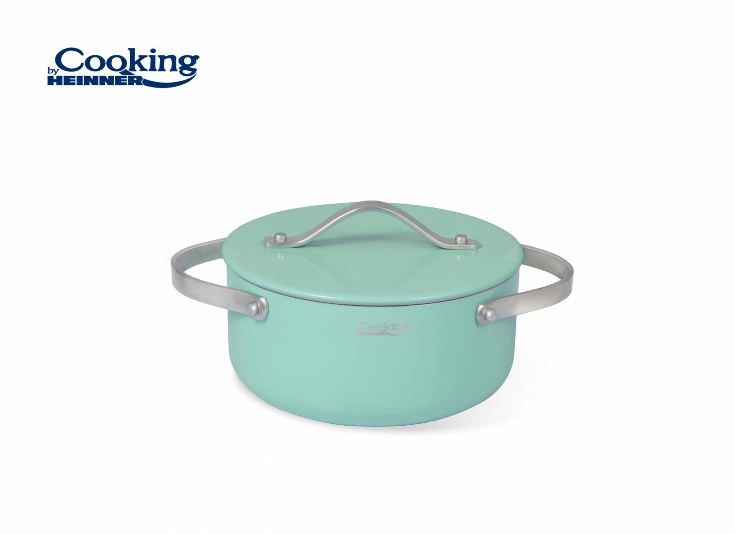 SET GATIT 5 PIESE ALUMINIU PRESAT, CRETA, COOKING BY HEINNER - imagine 5
