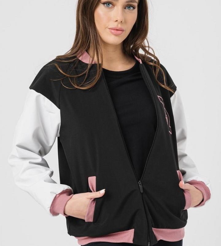 W JACHETA BOMBER  PINK  M