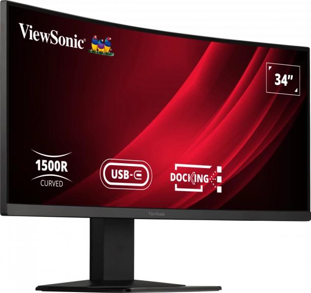 Monitor Consumer ViewSonic VG3419C, 34", 3440 x 1440 pixeli, Black, - imagine 3