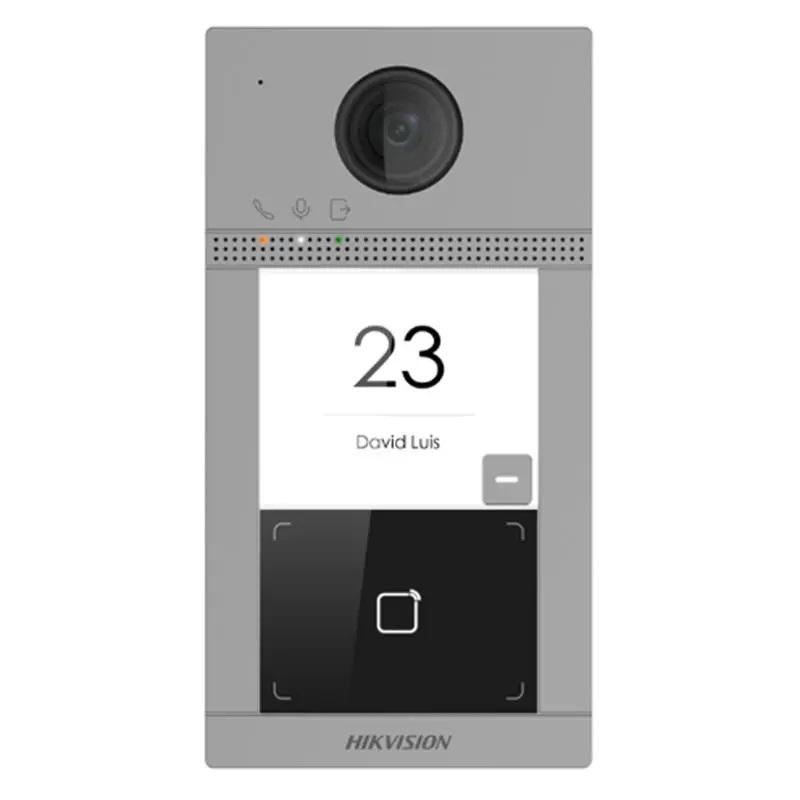 Post de exterior videointerfon IP Hikvision DS-KV8113-WME1(C); WIFI; 1 x