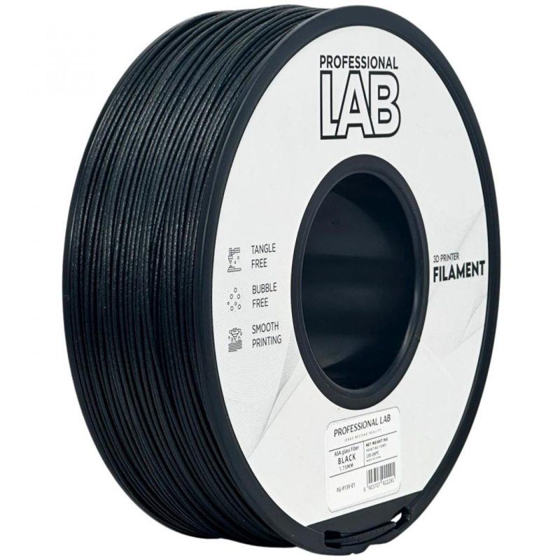 PROF. LAB FILLAMENT ASA GLASS FIBER BK, Material: ASA, Rezistenta