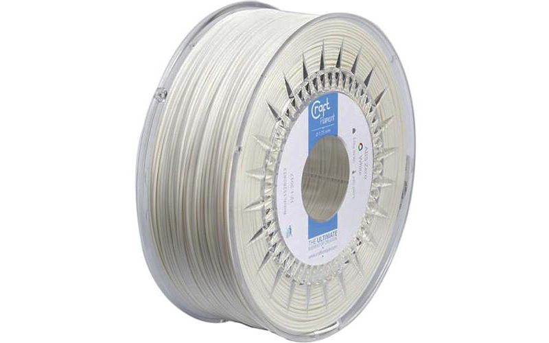 CRAFTBOT 3D PRINT FILAMENT WHITE 1KG, diametru 1.75mm, Material: PLA