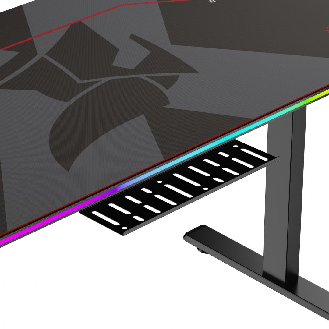 Birou electric Serioux Carbon Pro RGB, reglabil pe inălțime, Dimensiuni - imagine 10