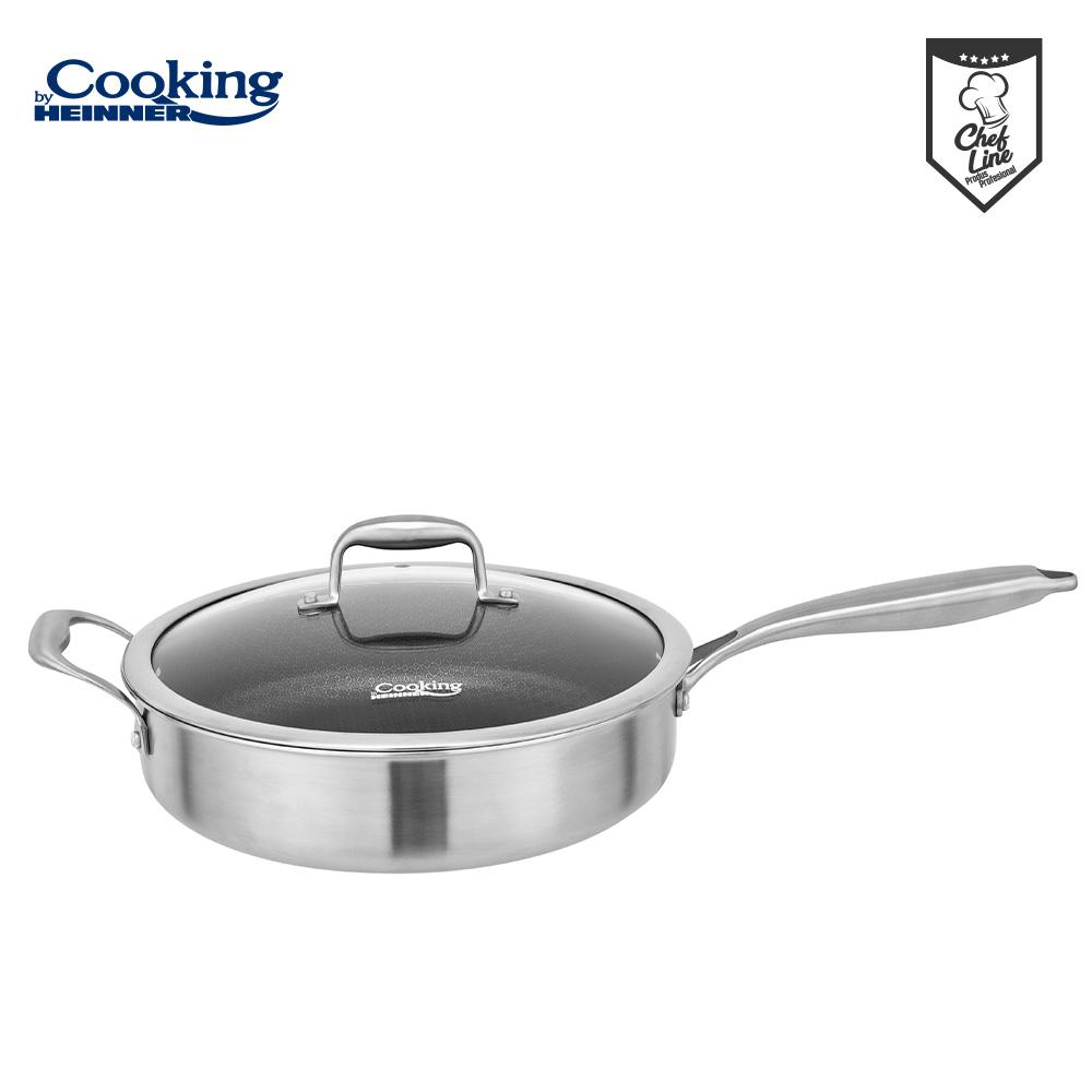 TIGAIE ADANCA INOX +CAPAC STICLA IN 3 STRATURI 28*7.5CM, - imagine 4
