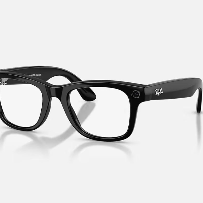 Ray-Ban Meta Wayfarer Gen 2 High Bridge Fit Shiny Black