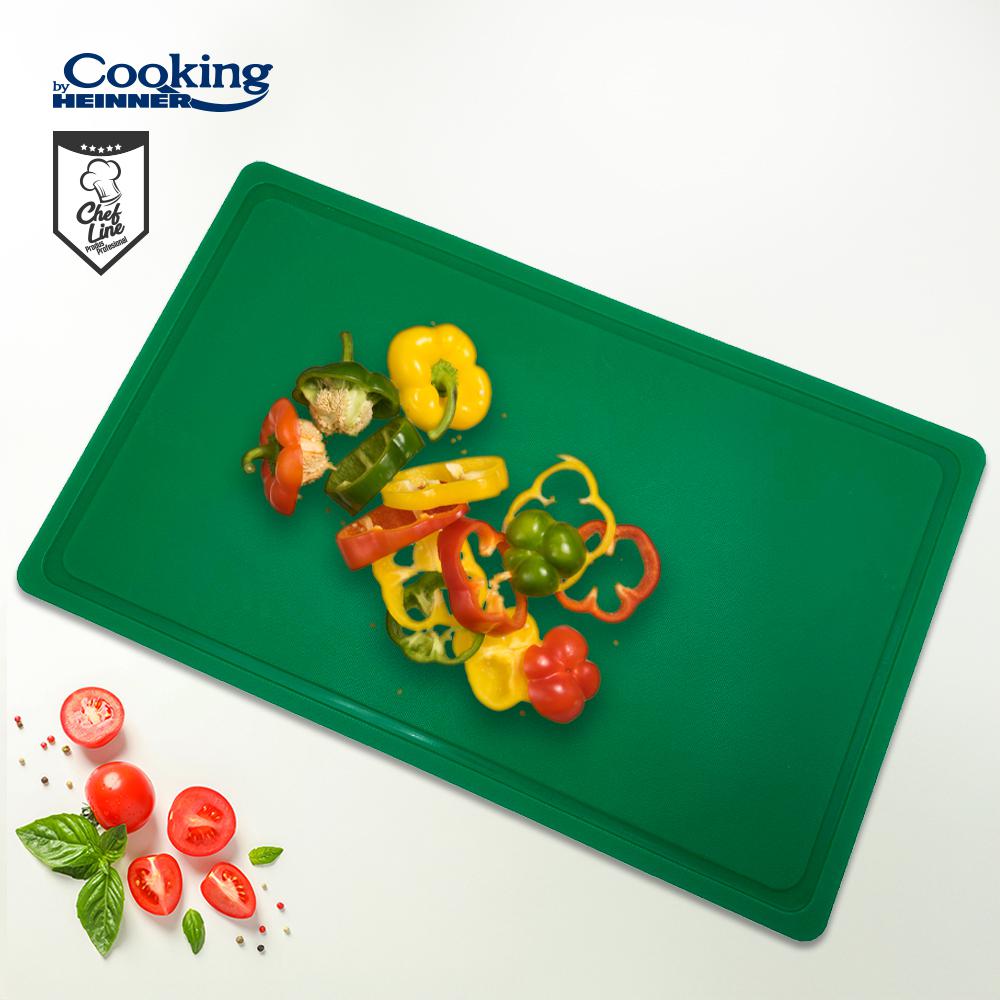TOCATOR CU SANT HACCP GN1/1, 53X32.5X2 CM, VERDE, COOKING BY - imagine 3
