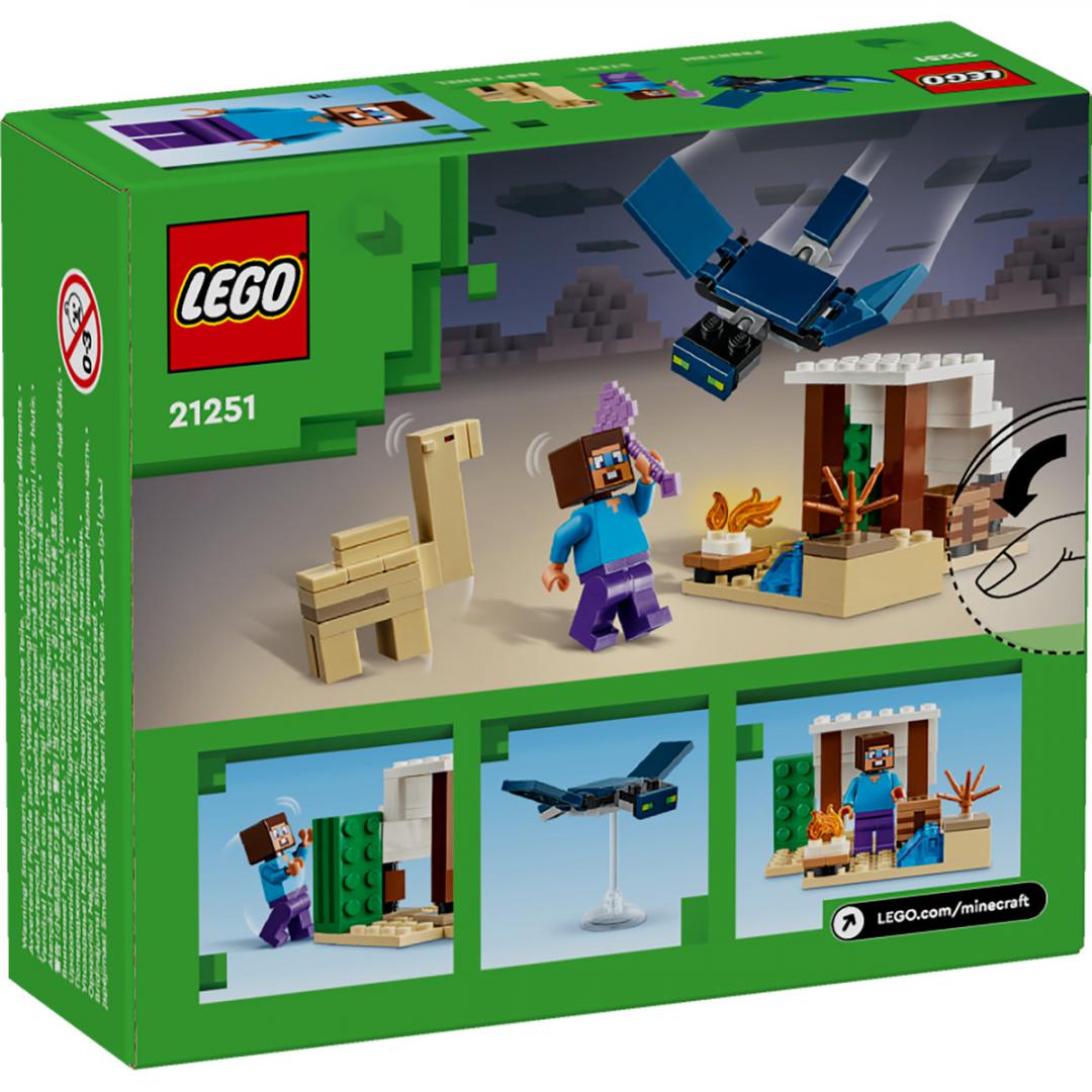 EXPEDITIIA IN DESERT A LUI STEVE,LEGO 21251 - imagine 5