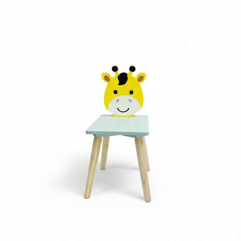 Scaun copii, MDF,design girafa, U-Grow