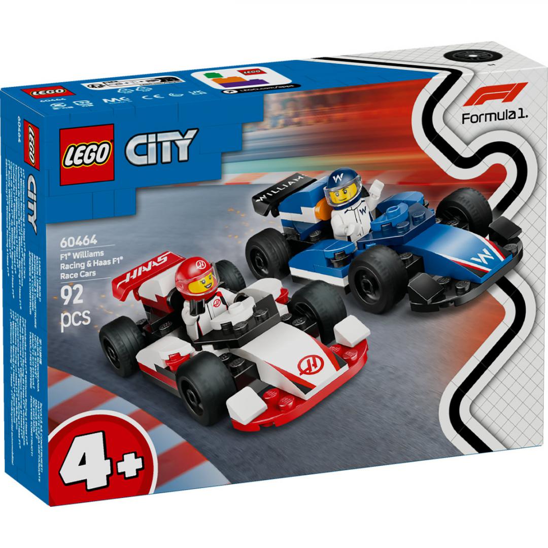 MASINI DE CURSE F1 WILLIAMS RACING SI HAAS F1, LEGO60464 - imagine 3