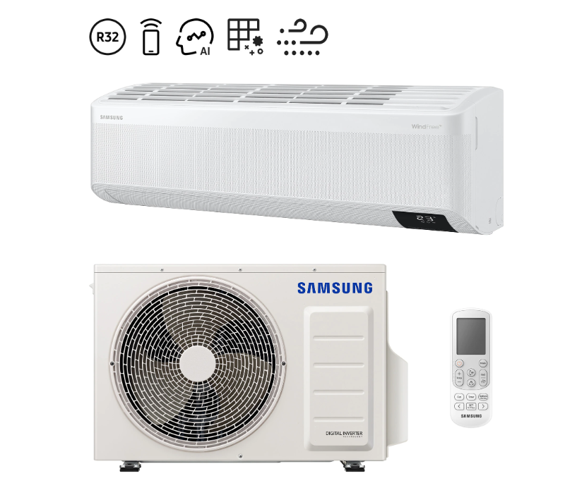 Aparat de aer conditionat Samsung Wind-Free Avant 9000 BTU Wi-Fi,