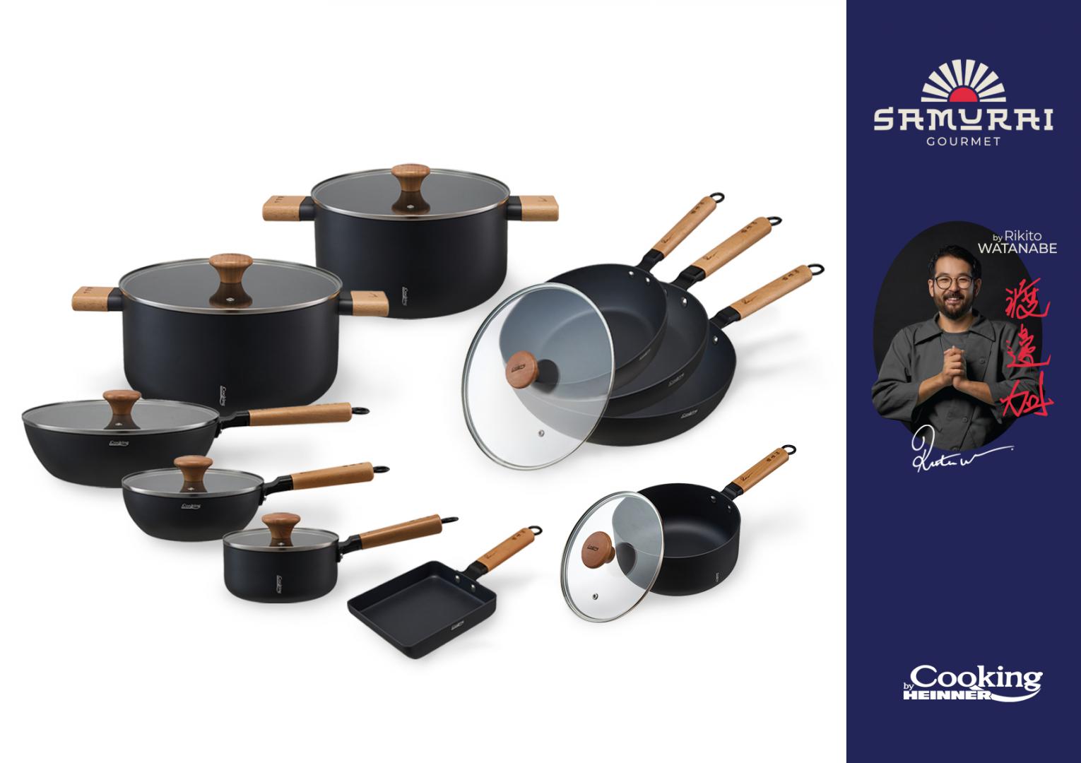TIGAIE WOK + CAPAC 26X7.5CM, RIKITO WATANABE, SAMURAI GOURMET, COOKING - imagine 5