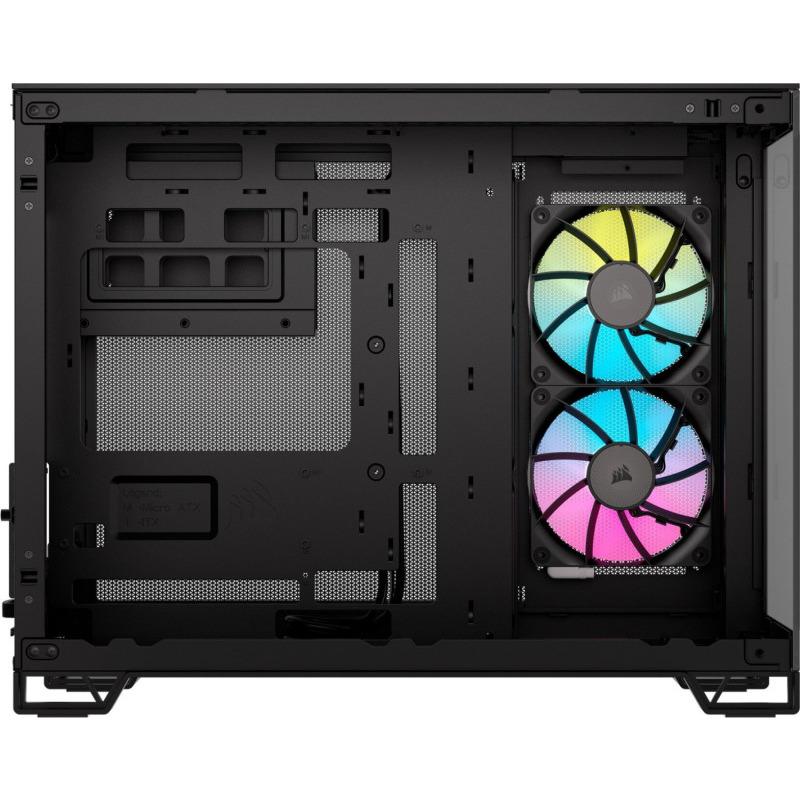 Carcasa CORSAIR 2500X RGB, Mini Tower, Black - imagine 5