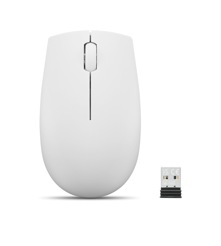 Mouse Wireless Lenovo 300, 1000 dpi, Gri