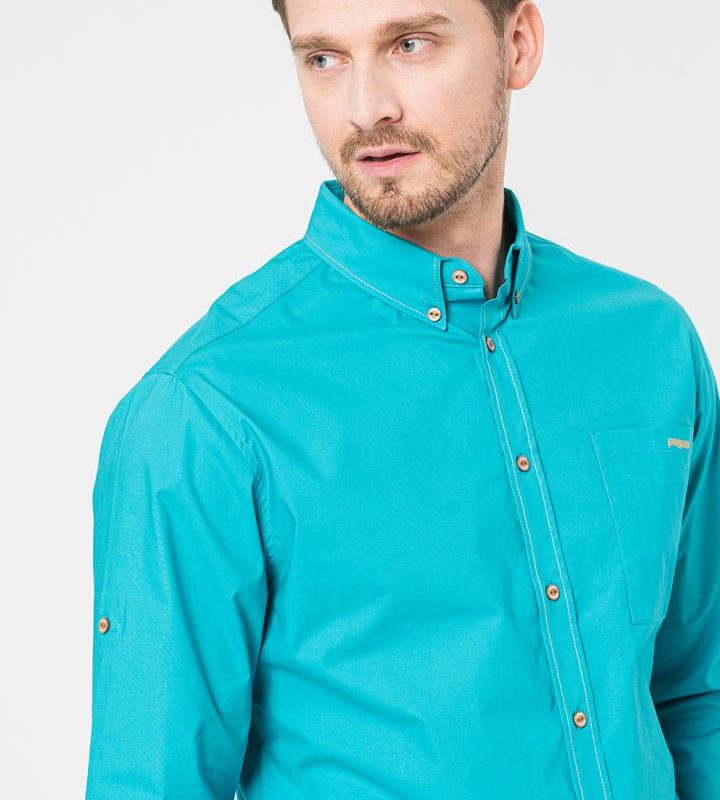 CAMASA CASUAL BARBATI TURQOISE XL