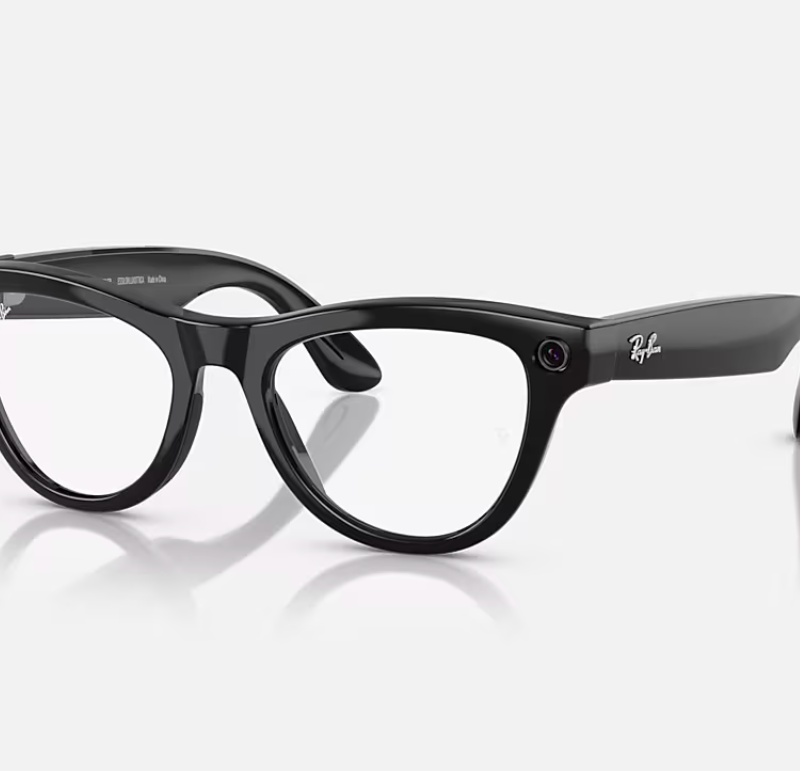 Ray-Ban Meta Skyler Gen 1 High Bridge Fit Shiny Black