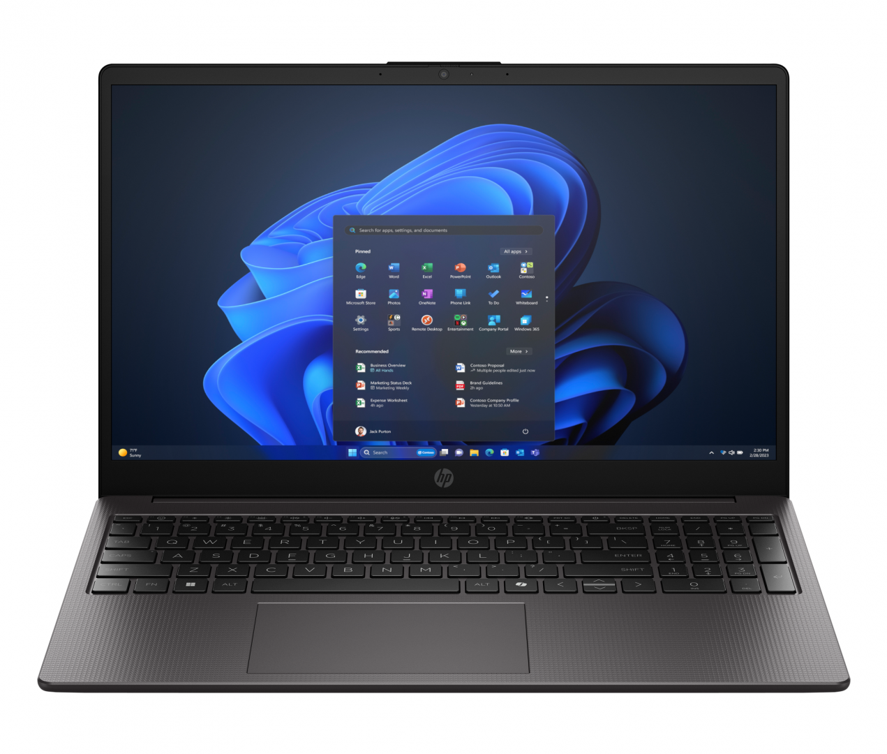 Laptop SMB HP 255R G10, cu procesor AMD Ryzen 5
