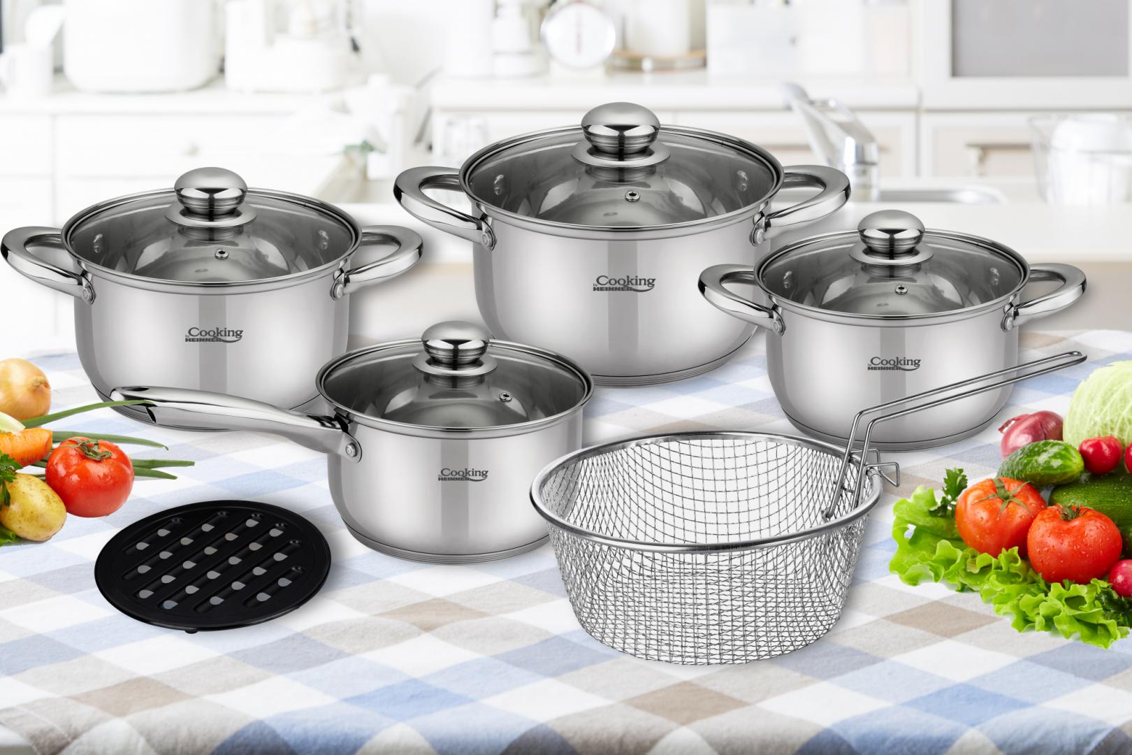 MADELINE, SET GATIT INOX 10 PIESE, COOKING BY HEINNER - imagine 3