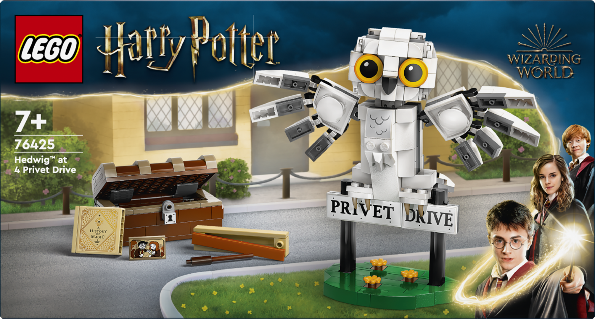 HEDWIG PE PRIVET DRIVE NR. 4, LEGO 76425 - imagine 3
