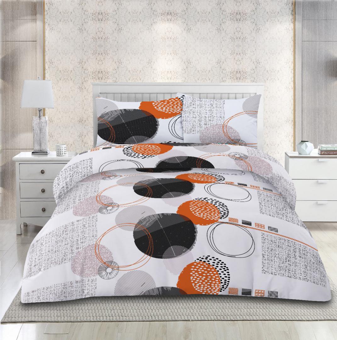Set de pat din microfibra, 4 piese King Size - imagine 4