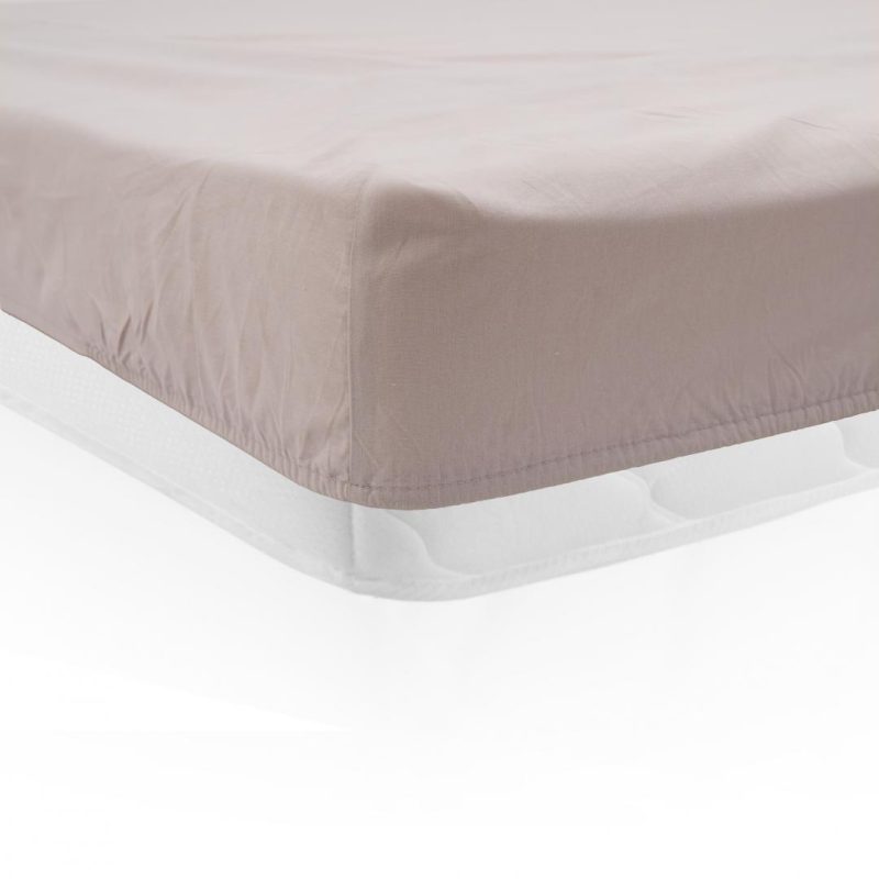 CEARCEAF PAT CU ELASTIC 90X200 CM CREM