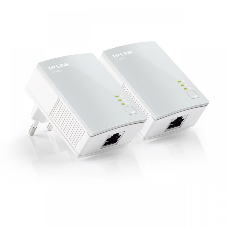TP-Link Kit PowerLine 500Mbps, Ultra Compact Size, HomePlug AV, GreenPowerline,