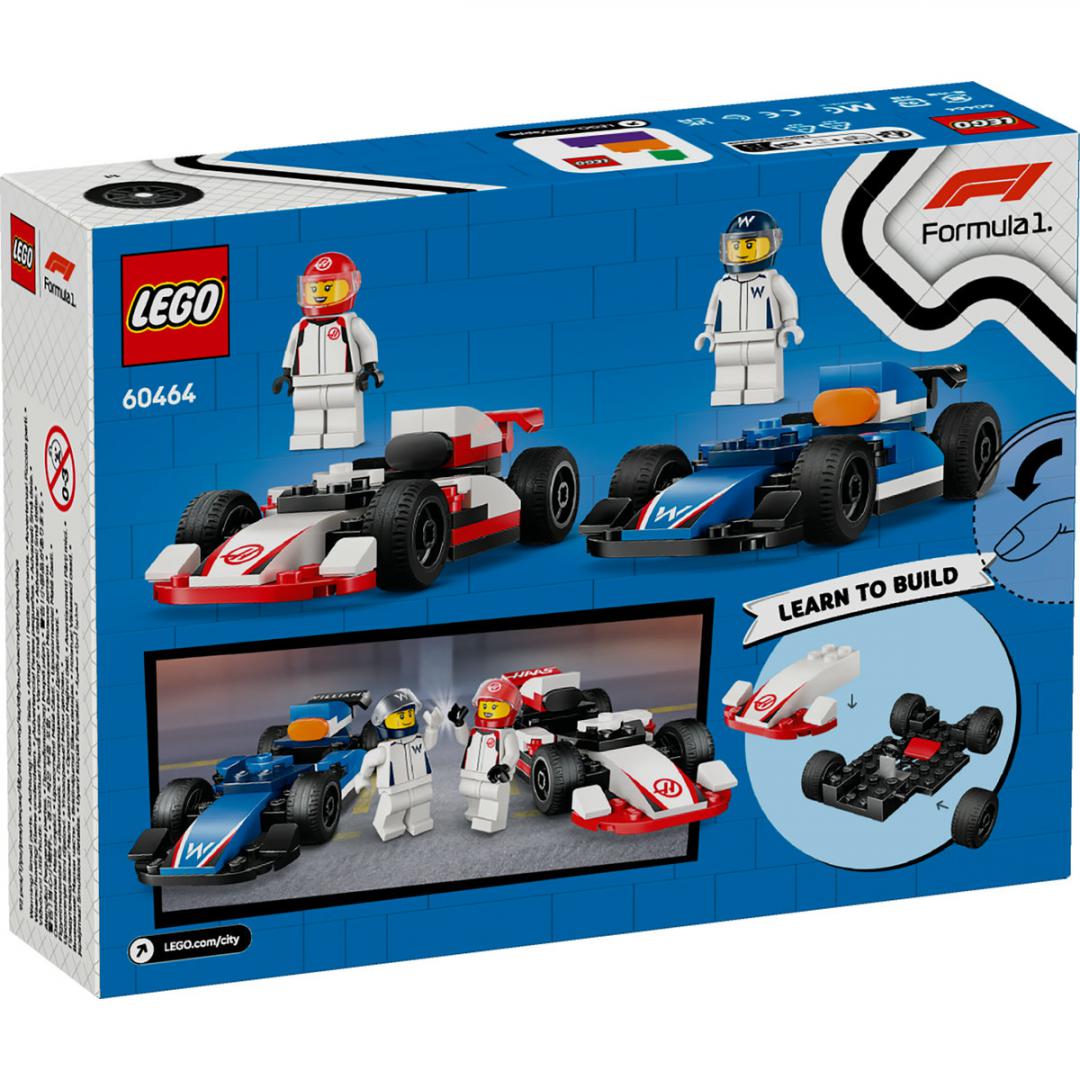 MASINI DE CURSE F1 WILLIAMS RACING SI HAAS F1, LEGO60464 - imagine 5