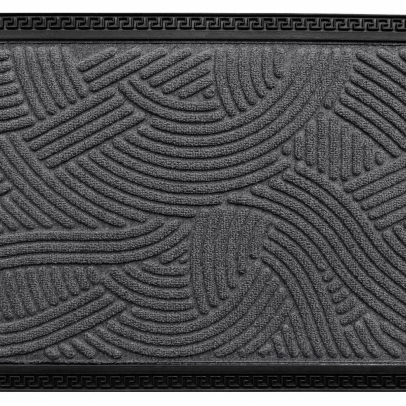 COVORAS INTRARE ANTIDERAPANT CU MARGINE CAUCIUCATA 40X60 CM, GRI, HEINNER