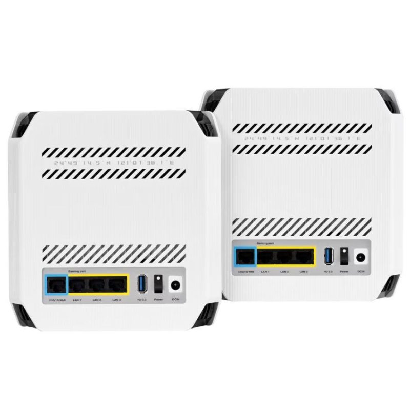 Router Wireless Asus GT6(W-2-PK)White, tri-band, WI-FI 6, Standard retea: WiFi - imagine 4