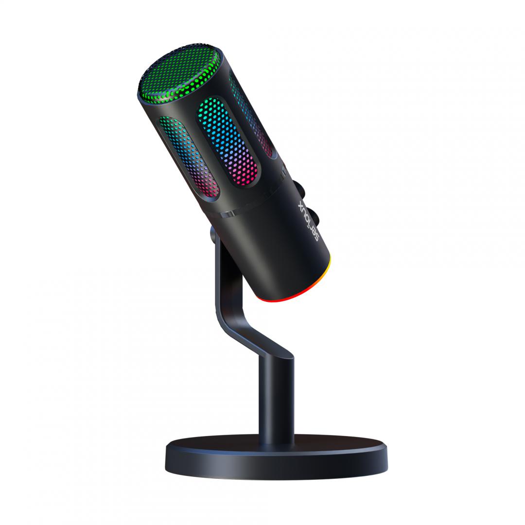 Microfon Gaming de birou Serioux SU8, condenser, unidirectional, frecventa raspuns - imagine 4