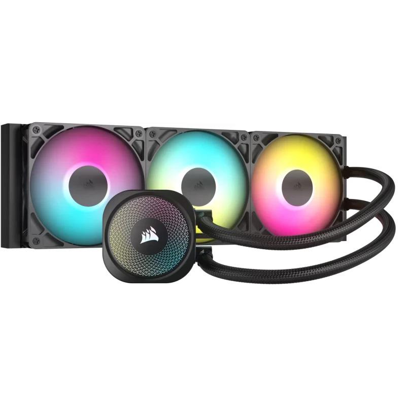 Cooler Procesor CORSAIR Nautilus 360 RS ARGB, Lichid, 3 ventilatoare,