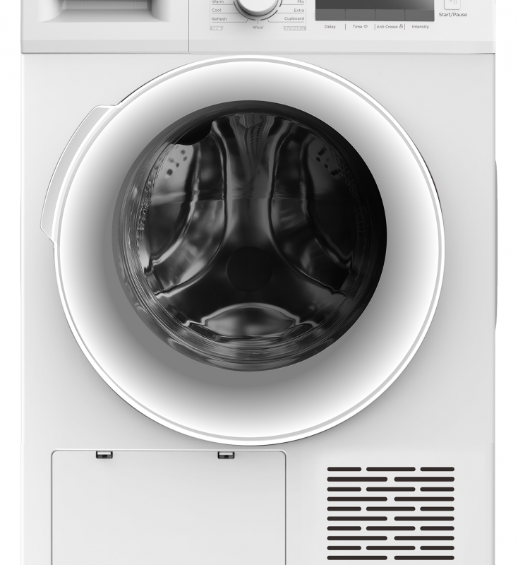 Uscator de rufe HEINNER HHPD-M8G3PDA++, 8 kg, Clasa: E, Alb