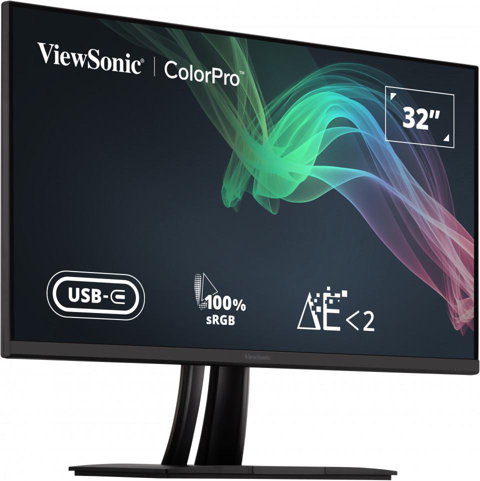 Monitor Consumer ViewSonic VP3256-4K, 31.2", 3840 x 2160 pixeli, Negru, - imagine 3