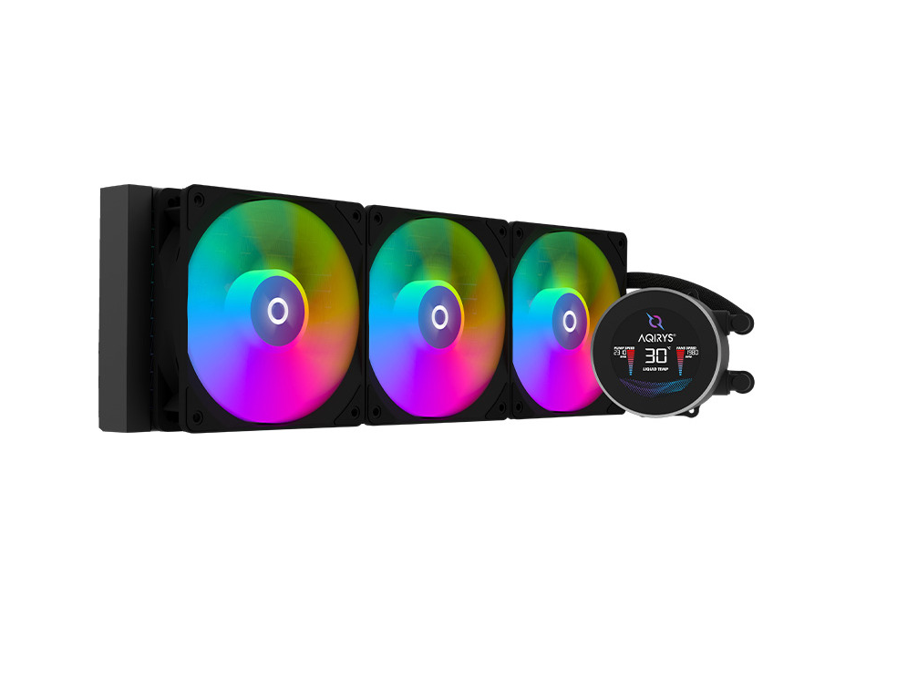 Cooler Procesor AQIRYS HYDRA 360, Lichid, 12 cm, 3 ventilatoare, - imagine 3