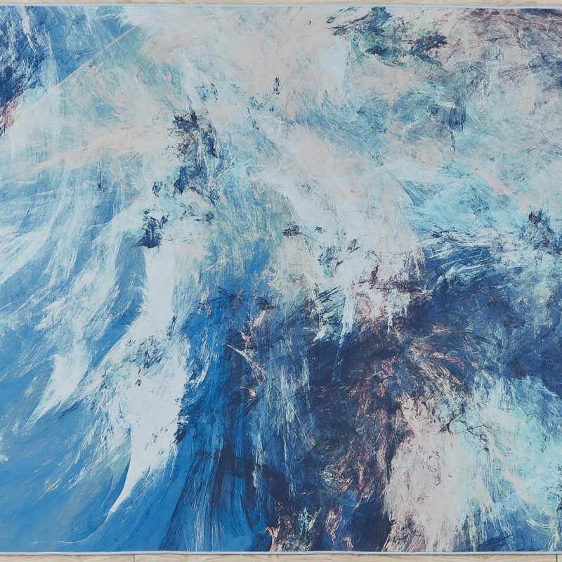 Covor Heinner cu print digital 3D 70x140 cm Galaxy