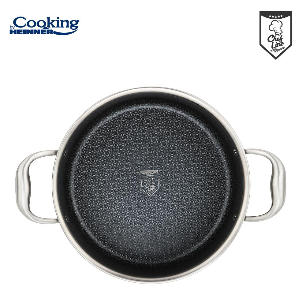 SEMIOALA INOX+CAPAC STICLA IN 3 STRATURI 28x13 CM, 7 L, - imagine 4