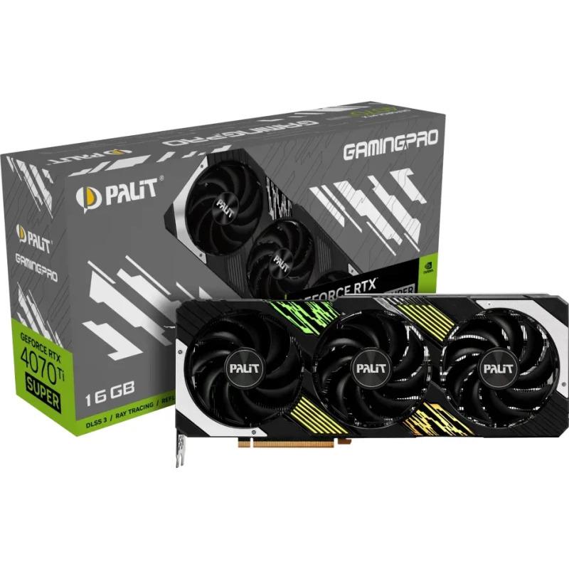 Placa Video Palit GeForce RTX 4070 Ti SUPER GamingPro 16GB