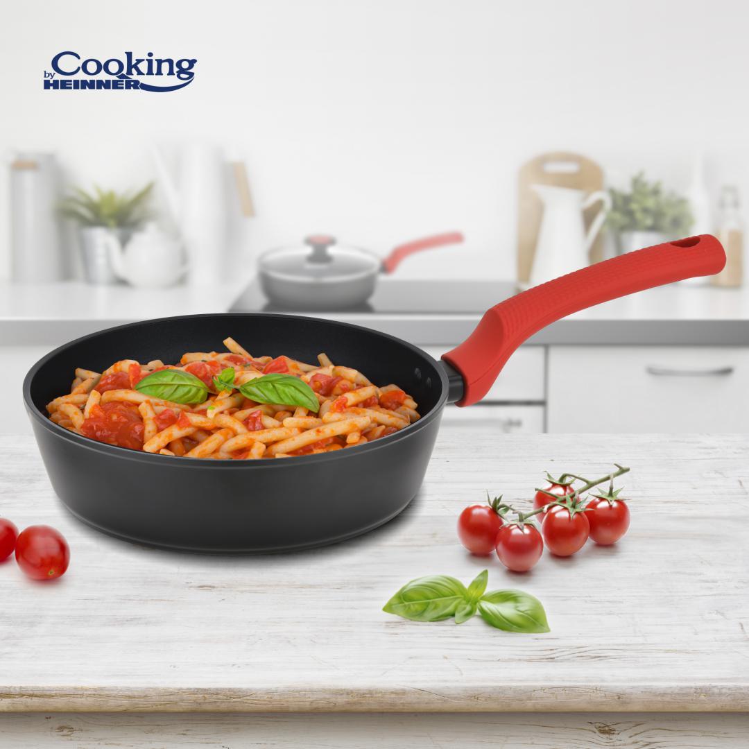 TIGAIE ALUMINIU FORJAT + CAPAC 24X6.5 CM, REDMOON, COOKING BY - imagine 5