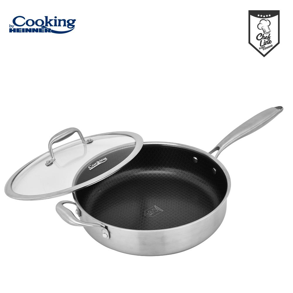 TIGAIE ADANCA INOX +CAPAC STICLA IN 3 STRATURI 28*7.5CM, - imagine 3