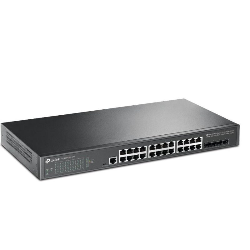 "JetStream™ 24-Port Gigabit L2+ Managed Switch with 4 10GE SFP+ - imagine 3