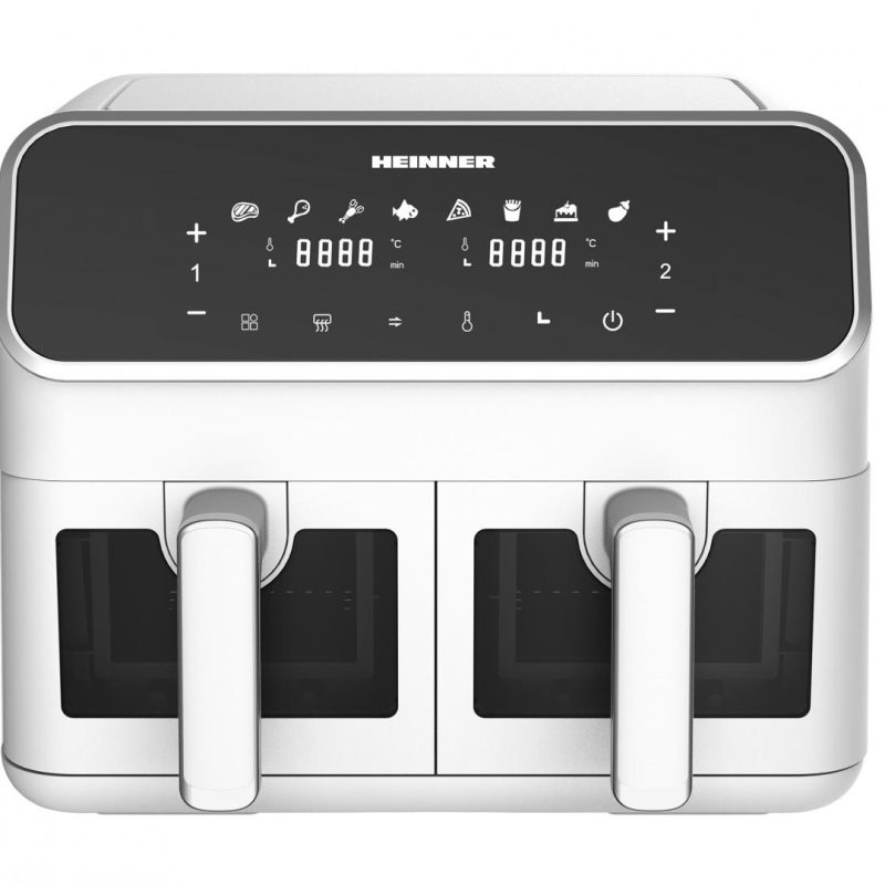 FRITEUZA DUBLA CU AER CALD HEINNER DUALFRY SUPREME HAF-H8DB17WH