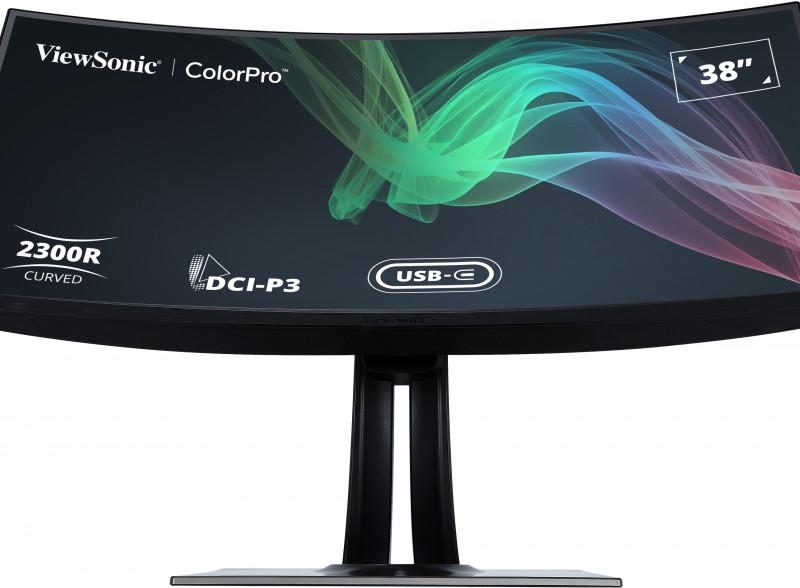 Monitor Consumer ViewSonic VP3881A, 38", 3840 x 1600 pixeli, Black,