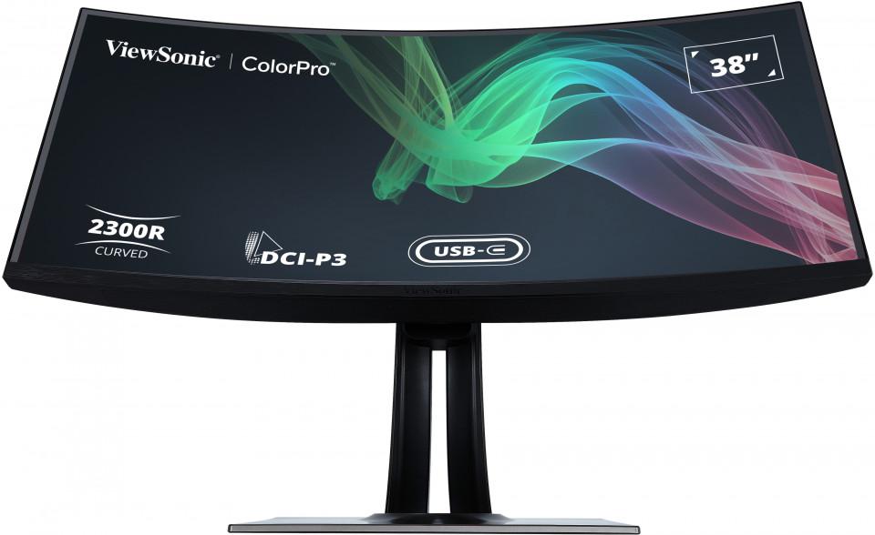 Monitor Consumer ViewSonic VP3881A, 38", 3840 x 1600 pixeli, Black,