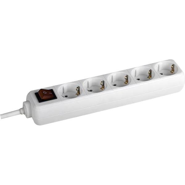Prelungitor Bachmann SELLY 5xCEE7/3 PC, cu intrerupator, lungime cablu 1.5m,