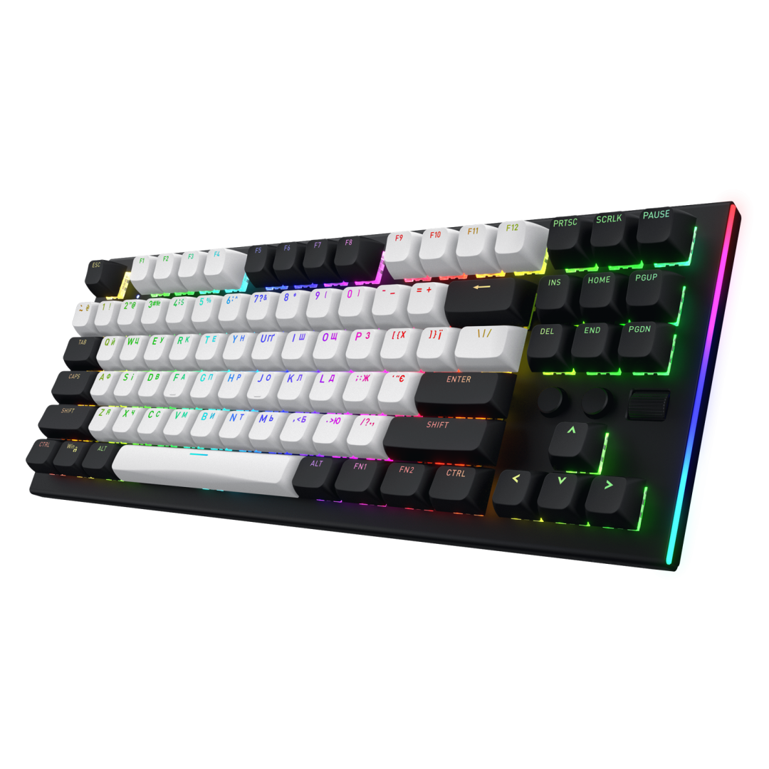 Tastatura Mecanica Gaming Hator Gravity TKL, RGB, USB, negru