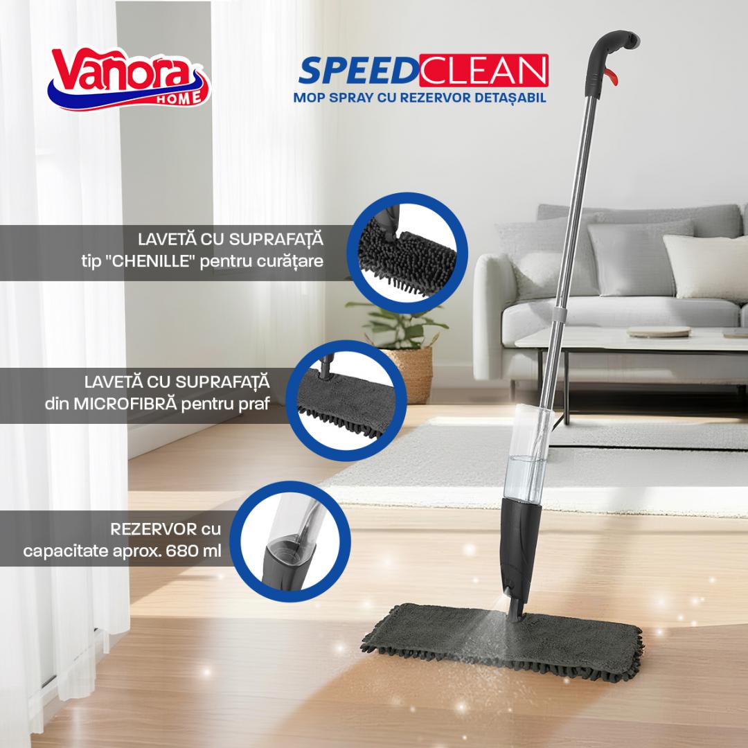 MOP SPRAY CU REZERVOR DETASABIL,SPEED CLEAN - imagine 5