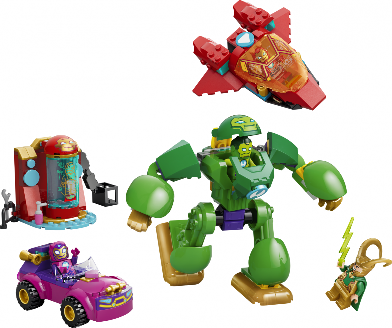 LOKI VS ECHIPA LUI IRON MAN LEGO11211 - imagine 5